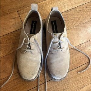 Hush Puppies Men's Beige Suede Oxfords